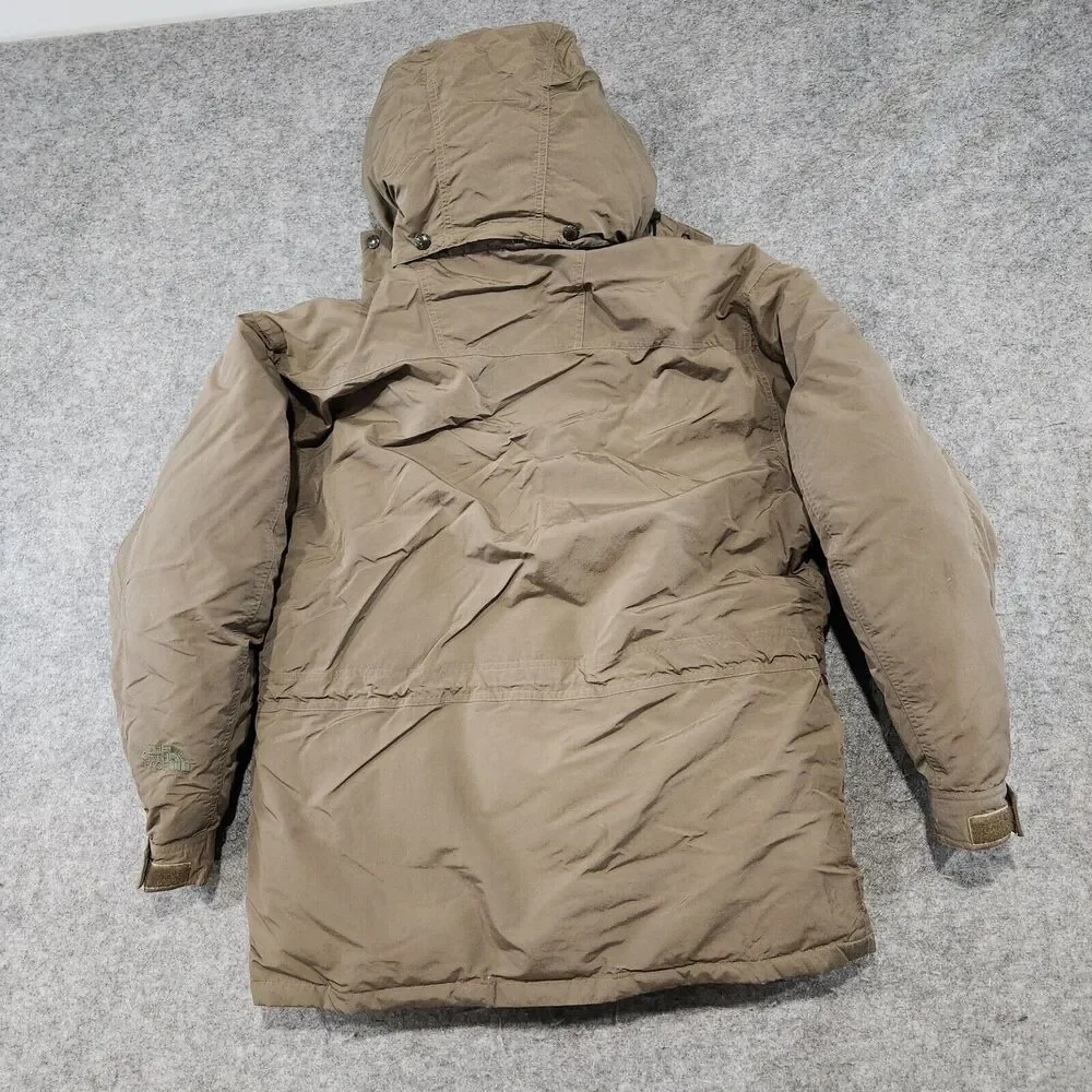 VTG The North Face TNF Mens M Medium Goose Down Puffer Hooded Parka‎ Jacket READ